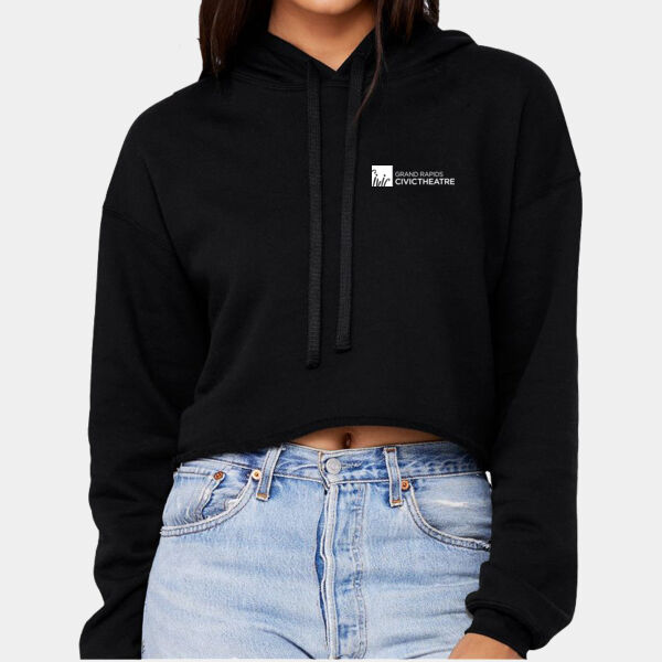 Women's Sponge Fleece Cropped Fleece Hoodie 2 Thumbnail