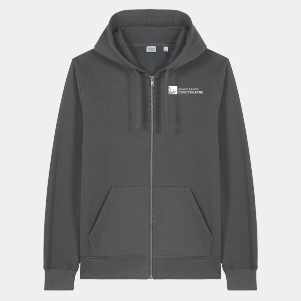 Unisex Mixer Full Zip Hooded Sweatshirt Thumbnail
